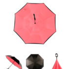Ветрозащитный зонт Up-brella розовый