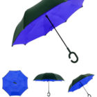 Ветрозащитный зонт Up-brella синий