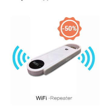 Гаджет Wireless Wi-Fi Repeater для усиления сигнала